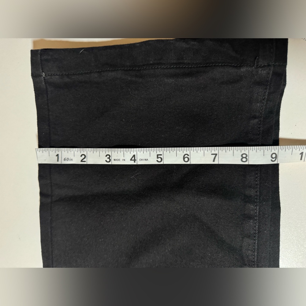 ETTELO Jeans High Waisted Straight Leg Loose Stretchy. Size:2 - Picture 15 of 16